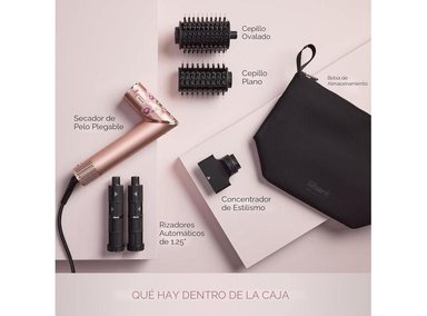 SHARK FLEXSTYLE - SISTEMA SECADOR Y MULTIESTILIZADOR CON RIZADORES, CONCENTRADOR Y BOLSA DE ALMACENAMIENTO (110v) - 6