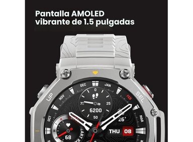 RELOJ INTELIGENTE AMAZFIT T-REX 3 48MM AMOLED GPS DOBLE BANDA NEGRO - 5