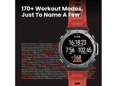 SMARTWATCH AMAZFIT T-REX 3 A2323-GREY 1.5 PULGADAS - 2