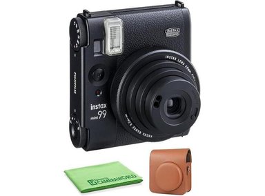FUJIFILM INSTAX MINI 99 CON ESTUCHE, MODOS VERSÁTILES, BOTÓN DOBLE Y PELÍCULA INSTANTÁNEA DE ALTA CALIDAD - 1