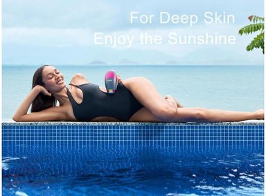 DEPILADORA LÁSER DERMRAYS PARA PIELES OSCURAS, TECNOLOGÍA 1064NM, REDUCE CRECIMIENTO DE CABELLO PERMANENTEMENTE - 6