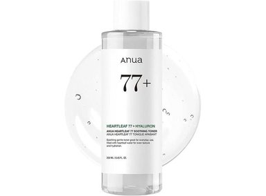 ANUA HEARTLEAF 77 TÓNICO, CUIDADO CALMANTE, REFRESCANTE E HIDRATANTE, VEGANO Y LIBRE DE CRUELDAD, PH 5.5, 250ML - 1