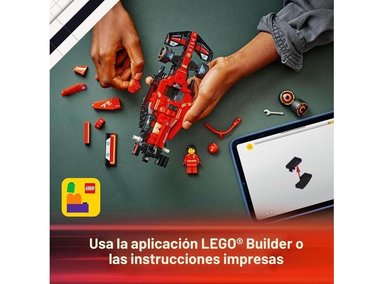 LEGO SPEED CHAMPIONS FERRARI SF-24 F1 PARA CONSTRUIR Y EXHIBIR. IDEAL PARA NIÑOS DESDE 10 AÑOS Y FANS DE LEGO Y FERRARI - 5