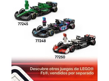 LEGO SPEED CHAMPIONS FERRARI SF-24 F1 PARA CONSTRUIR Y EXHIBIR. IDEAL PARA NIÑOS DESDE 10 AÑOS Y FANS DE LEGO Y FERRARI - 6