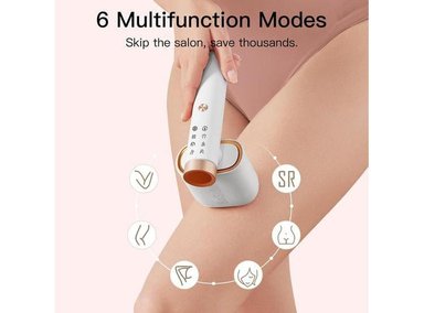 BOSIDIN DEPILACIÓN IPL CON ENFRIAMIENTO DE HIELO Y REJUVENECIMIENTO FACIAL, 6+1 MODOS, 6 NIVELES PARA TODA LA FAMILIA - 5