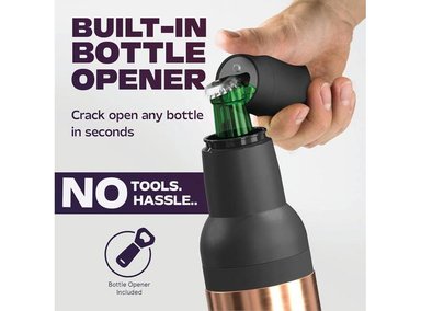 ENFRIADOR DE CERVEZA ASOBU DE ACERO INOXIDABLE CON AISLAMIENTO AL VACÍO, MANTIENE TUS BEBIDAS FRÍAS, INCLUYE DESTAPADOR Y ES LIBR - 5