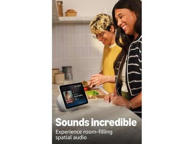 ECHO SHOW 8 DE AMAZON: PANTALLA VIBRANTE HD, AUDIO ESPACIAL Y ALEXA+ INCORPORADOS PARA SMART HOME - 3