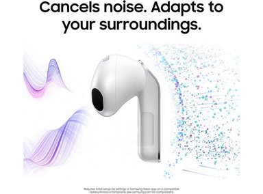 SAMSUNG GALAXY BUDS 4 2026 AI TRUE WIRELESS, NOISE CANCELLING, HI-RES AUDIO, LIVE TRANSLATION, WHITE, 2 YR WARRANTY - 5