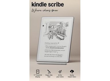 KINDLE SCRIBE DE AMAZON, 32GB, PANTALLA SIMILAR AL PAPEL Y LÁPIZ INCLUIDO, DISEÑO DELGADO, LUZ FRONTAL, GRAFITO - 1