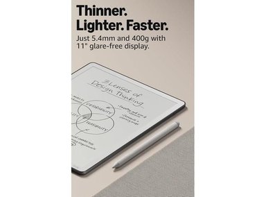 KINDLE SCRIBE DE AMAZON, 32GB, PANTALLA SIMILAR AL PAPEL Y LÁPIZ INCLUIDO, DISEÑO DELGADO, LUZ FRONTAL, GRAFITO - 2