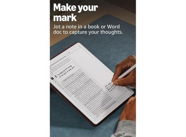 KINDLE SCRIBE DE AMAZON, 32GB, PANTALLA SIMILAR AL PAPEL Y LÁPIZ INCLUIDO, DISEÑO DELGADO, LUZ FRONTAL, GRAFITO - 5