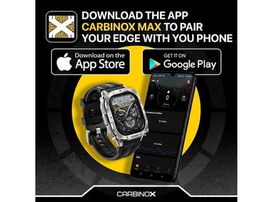 CARBINOX EDGE SMARTWATCH AMOLED NEGRO 1.96 PULGADAS - 8