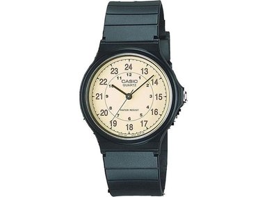 RELOJ ANALÓGICO CASIO MQ24, RESISTENTE AL AGUA, CON DISEÑO CLÁSICO, MATERIAL DE RESINA Y BATERÍA DE LARGA DURACIÓN - 1