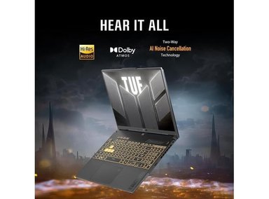 ASUS TUF GAMING F16, PANTALLA FHD+ 144HZ, INTEL CORE 5, RTX 4050, 8GB RAM, 512GB SSD - 7