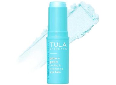 BÁLSAMO PARA OJOS TULA GLOW Y GET IT, HIDRATA E ILUMINA ÁREA DEBAJO DE OJOS, TRATA OJERAS, PORTÁTIL Y PERFECTO, 10G - 1