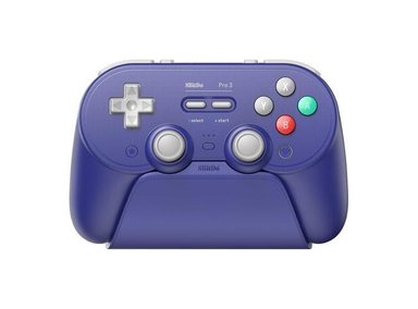 8BITDO PRO 3 CONTROLLER CON BASE DE CARGA Y BOTONES INTERCAMBIABLES PARA SWITCH, WINDOWS, APPLE Y ANDROID - 1
