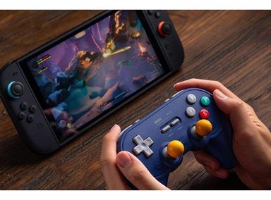 8BITDO PRO 3 CONTROLLER CON BASE DE CARGA Y BOTONES INTERCAMBIABLES PARA SWITCH, WINDOWS, APPLE Y ANDROID - 7