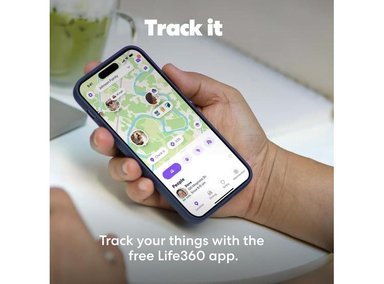 TILE MATE LIFE360, RASTREADOR BLUETOOTH Y BUSCADOR DE TELÉFONOS, COMPATIBLE CON IOS Y ANDROID, PAQUETE DE 4 - 5