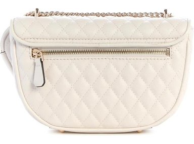 GUESS ATABEY: BOLSO CROSSBODY CONVERTIBLE ACOLCHADO EN PU CON ENCANTO REMOVIBLE, DISEÑO ELEGANTE - 2