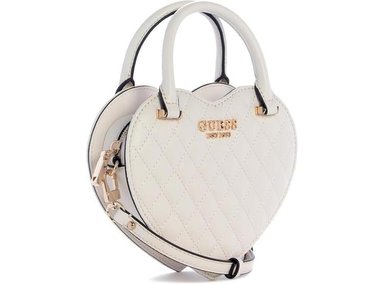 BOLSO ATABEY HEART DE GUESS, EN DISEÑO DE CORAZÓN. POLIÉSTER ACOLCHADO IDEAL PARA CUALQUIER OCASIÓN - 3