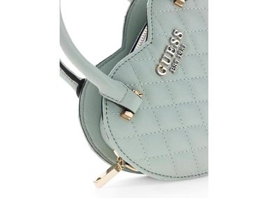 BANDOLERA ATABEY DE GUESS CON DISEÑO DE CORAZÓN Y CORREA DESMONTABLE EN POLIURETANO ACOLCHADO - 3