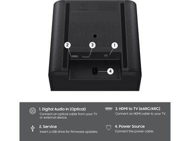 SAMSUNG MUSIC STUDIO 7 CON DOLBY ATMOS, Q-SYMPHONY, CONEXIÓN BLUETOOTH Y WIFI, MODELO 2026 - 3