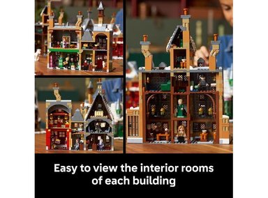 LEGO HARRY POTTER HOGSMEADE VILLAGE PARA ADULTOS CON EDIFICIOS ICÓNICOS Y MINIFIGURAS - 5