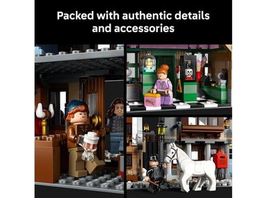 LEGO HARRY POTTER HOGSMEADE VILLAGE PARA ADULTOS CON EDIFICIOS ICÓNICOS Y MINIFIGURAS - 6