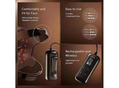 MÁSCARA DE LUZ LÁSER 4D JOVS: TERAPIA ANTIENVEJECIMIENTO CON TECNOLOGÍA FPT DE 4 LONGITUDES DE ONDA - 4