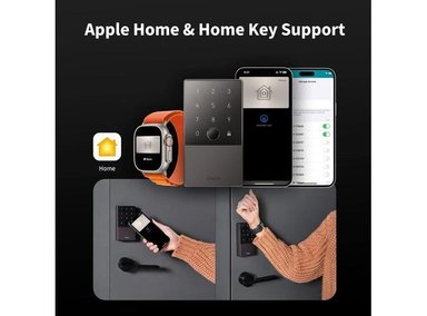 CERRADURA INTELIGENTE AQARA U100 SIN LLAVE, APPLE HOME, ALEXA, GOOGLE, TECLADO TÁCTIL, BLUETOOTH, IP65 RESISTENTE - 2