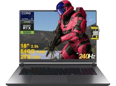 ASUS ROG STRIX G18 G815 INTEL ULTRA 9 275HX 64GB RAM 2TB SSD RTX 5060 RGB TECLADO - 1