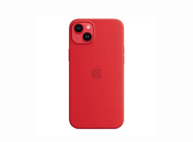 CASE APPLE IPHONE 15 SILICONA PRO MAX ROJO - 1