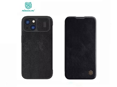 CASE NILLKIN QIN PRO LEATHER PARA IPHONE 14 PLUS NEGRO - 1