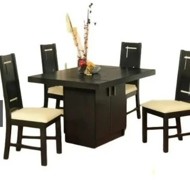 COMEDOR MOBILIARI BRENDA 4 SILLAS MARRÓN MP CON CAJONERA - 1