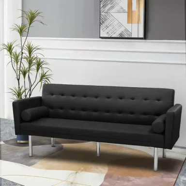 SOFA CAMA MOBILIARI KAZ NEGRO - 1