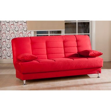 SOFA CAMA MOBILIARI GUY ROJO - 1