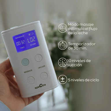 EXTRACTOR DE LECHE DOBLE MANOS LIBRES SPECTRA 9 PLUS + AGENDA - MIS PRIMEROS 6 MESES DE MATERNIDAD + CURSO VIRTUAL: BANCO DE LECH - 8