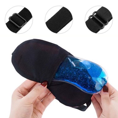 ALMOHADA PERUMASSAGE ERGONÓMICO CERVICAL + ANTIFAZ CON GEL RELAJARSE Y DORMIR 46 X 13.5 CM - 4