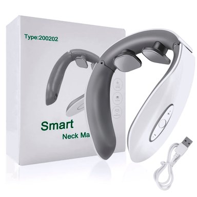 MASAJEADOR PERUMASSAGE INTELIGENTE CERVICAL RECARGABLE DISCOS MAGNÉTICOS - 1