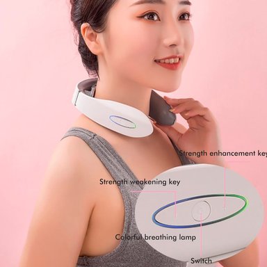 MASAJEADOR PERUMASSAGE INTELIGENTE CERVICAL RECARGABLE DISCOS MAGNÉTICOS - 2