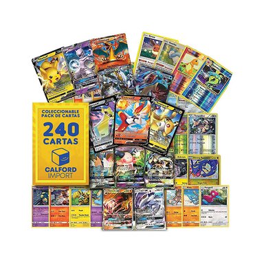 CARTAS POKÉMON LOTE 240 AL AZAR TCG - 1