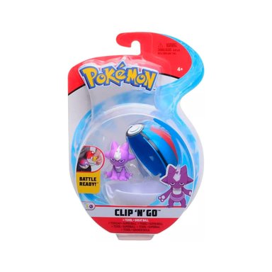 POKEMON CLIP N GO TOXEL INCLUYE POKEBOLA - 4