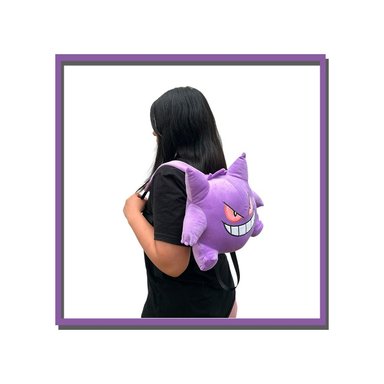 MOCHILA PELUCHE POKEMON GENGAR EXCLUSIVO POKERAYMI - 6