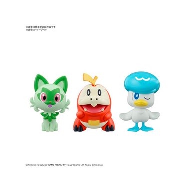 COLECCIONABLE POKÉMON BANDAI SPIRITS MODEL KIT SPRIGATITO FUECOCO QUAXLY - 2