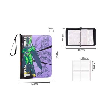DRAGON BALL FOLDER 4 POCKET 400 CARTAS CELL PERFECTO - 2