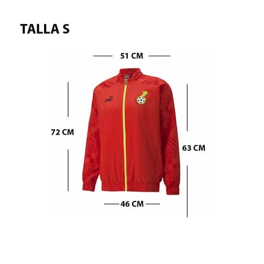 Casaca Red Talla S Hombre Seleccion Ghana - 2