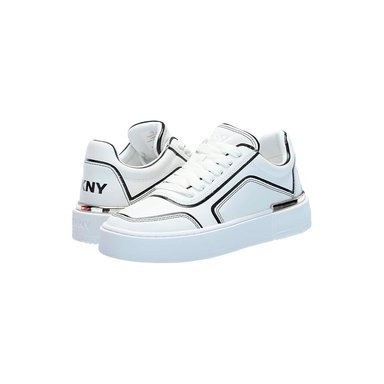 ZAPATILLA DKNY BAYLOR BLACK WHITE DAMA TALLA 5 - 6