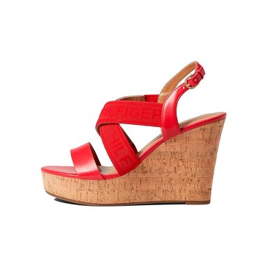 SANDALIA TOMMY HILFIGER KEZNO DAMA RED TALLA 8 5 - 5