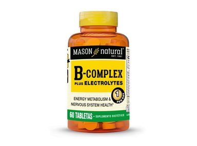 COMPLEJO B PLUS CON ELECTROLITOS - MASON NATURAL - (60 TAB) - 1
