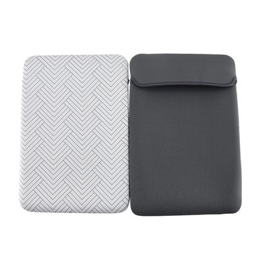 FUNDA TG EQUIPMENT LAPTOP REVERSIBLE HASTA 16” CON DISEÑO BLANCO GRIS - 4